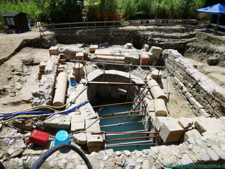 L Area Archeologica Del Bagno Grande Di San Casciano Dei Bagni Con Al