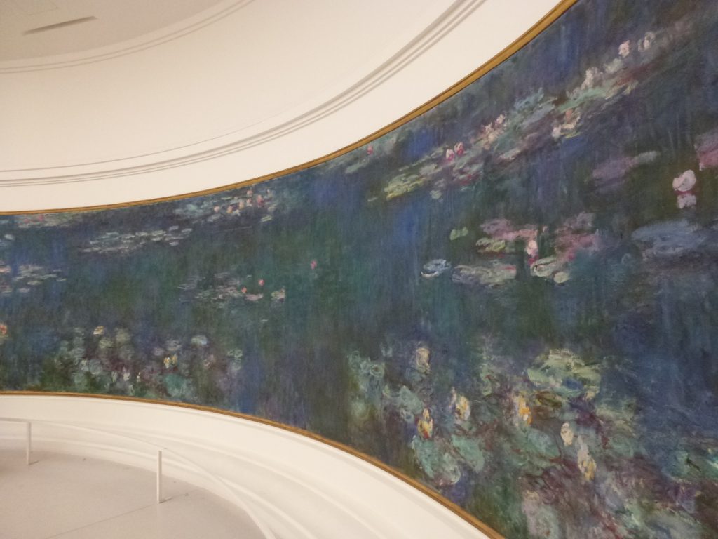 Musée de l'Orangerie, Claude Monet, Nymphéas - dettaglio di una delle otto tele che compongono l'opera
