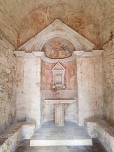 L’abside del sacello del Tempietto